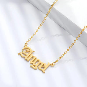 Angel Name Necklace